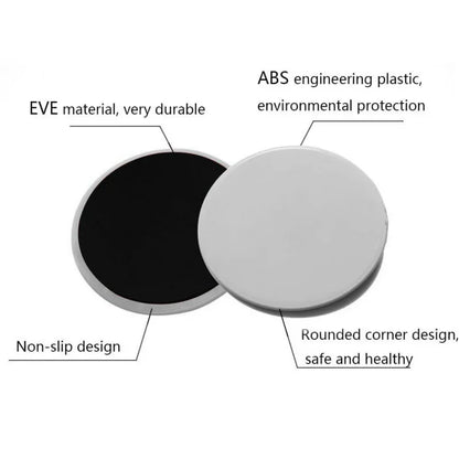 Gliding Discs Slider - Fitness Exercise Sliding Plate for Yoga Gym Abdominal Core Training, Exercise Equipment