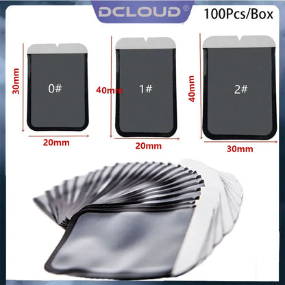 100PCS Disposable Dental X-Ray Barrier Envelopes - Protective Pouch for Digital Film & Sterilization
