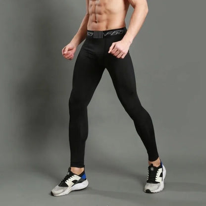 Optimize Your Performance: Men's Compression Pants - Quick Dry Fit Sportswear Running Tights for Fitness Training, Jogging, and Gym Leggings