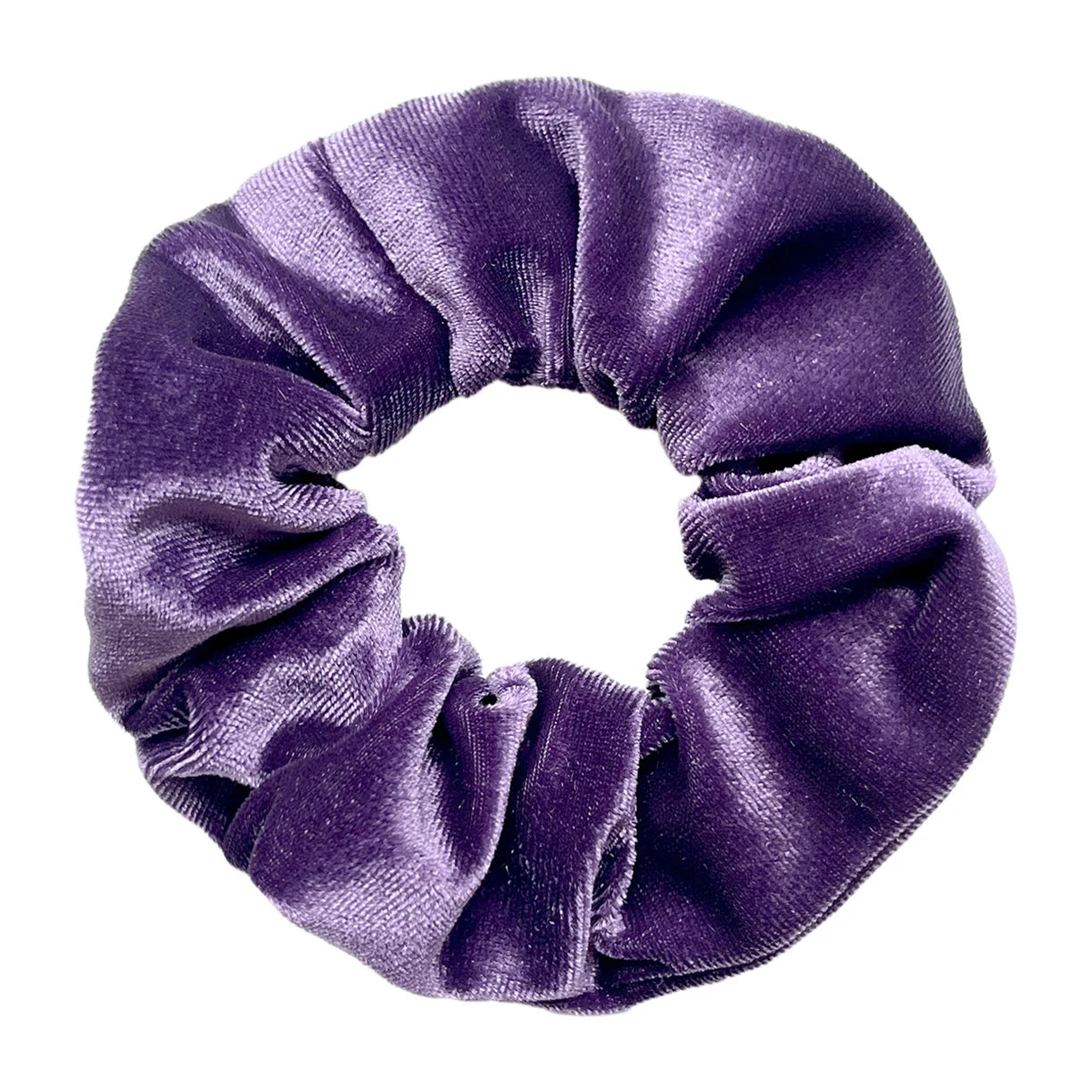 10/6/1Pcs Velvet Hair Scrunchies Set for Women – Solid Color Elastic Ponytail Hair Bands & Headband Accessories (Black Pack)