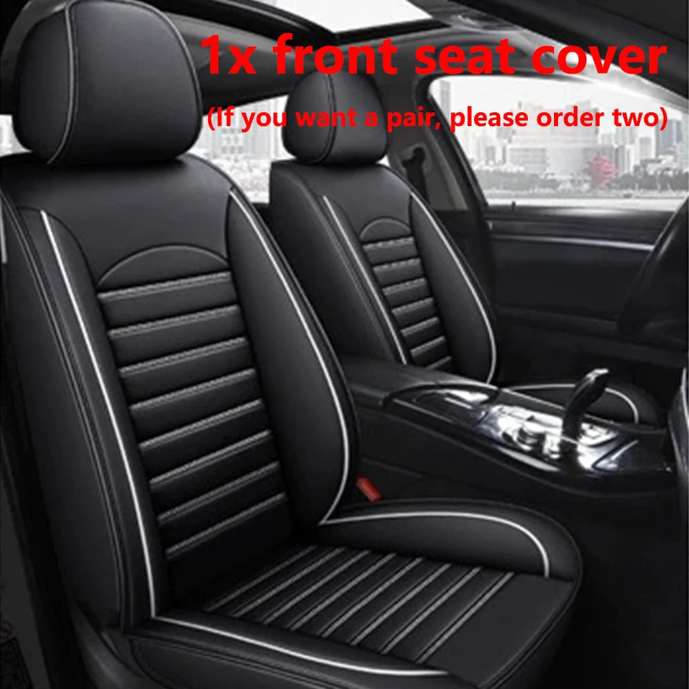 Universal Leather Car Seat Covers - BMW X1 X3 X4 X5 X6 F10 F20 320 520 525 E36 E46 Interior Seat Protector