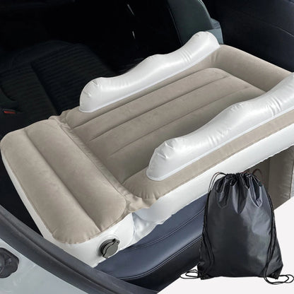 Infant & Kids Inflatable Mattress – Foldable Car Rear & Airplane Travel Flocking Air Bed
