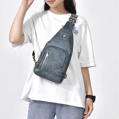 Waterproof Summer Crossbody Chest Bag for Couples – Unisex Small & Breathable Backpack