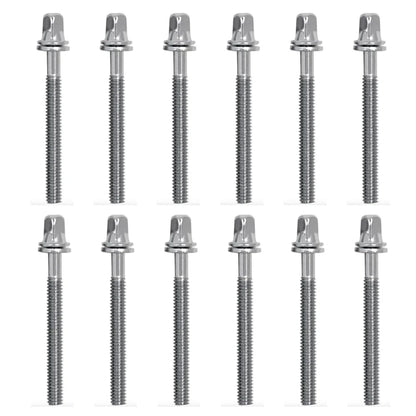 2" Tension Rods for Drums – 6/12pcs 5mm & 6mm Stainless Steel Drum Screws