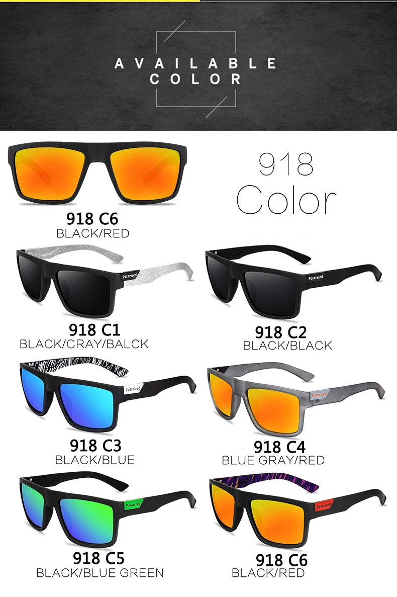 2024 Polarized Men’s Sunglasses – Designer Driving Shades, Retro UV400 Sun Glasses for Men & Women