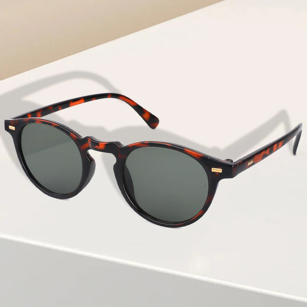 Small Round Sunglasses — Retro Classic UV400 Shades for Men & Women, Perfect for Travel, Shopping & Hiking