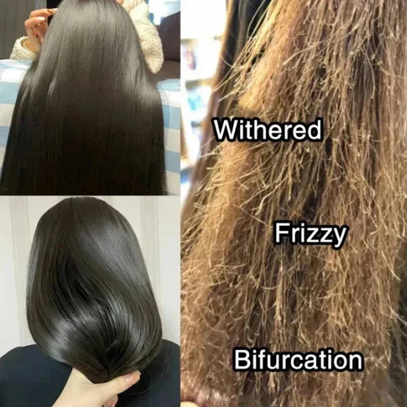 Magic Hair Vitamin Capsules with Keratin Oil – Fast Restore for Soft, Smooth, Shiny Hair & Deep Moisturizing Frizzy Scalp Care