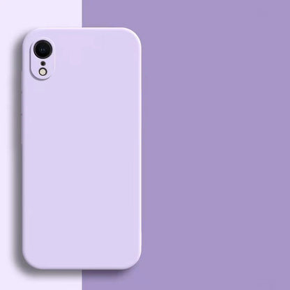 Original Liquid Silicone Case for iPhone - Shockproof TPU Protective Back Cover for X, XR & XS Max