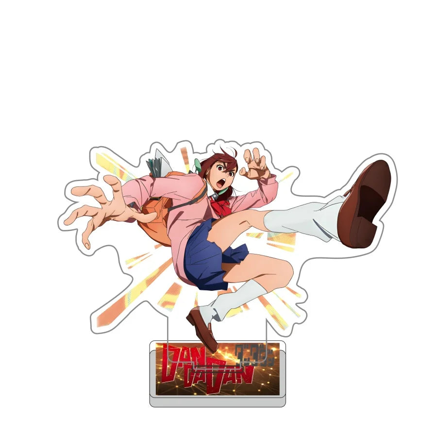 Anime Dandadan Momo Acrylic Keychain Stand – 15cm Cosplay Figure Display Plate for Bag Decoration, Fan Gift & Collectible Ornament