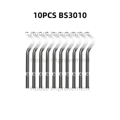 11-Piece Deburring Tool Set - High-Speed Steel Swivel Blades for Metal, Plastic, PVC, Copper, Aluminum & Resin