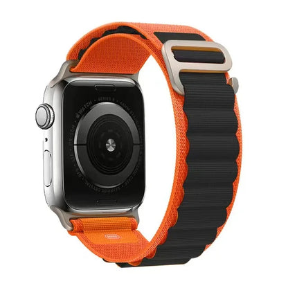 Alpine Loop Nylon Sport Strap for iWatch — Compatible with Series 4–10, 42/46/49mm Bands