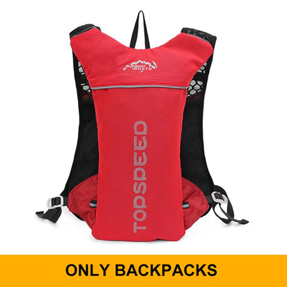 5L Ultralight Outdoor Trail Running Backpack — Hydration Vest with 500ML Water Bottle for Men
