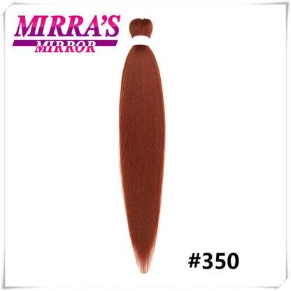 Purple Pre-Stretched Yaki Hair Extensions – Soft Synthetic Jumbo Braids for DIY Ponytail in Pink, Grey, Orange, Red & Blue