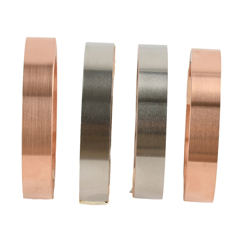 5M T2 Pure Copper & Nickel Strip — 0.15mm/0.2mm Nickel-Plated Copper Belt for 18650, 26650, 21700 Lithium Battery Pack Spot Welding