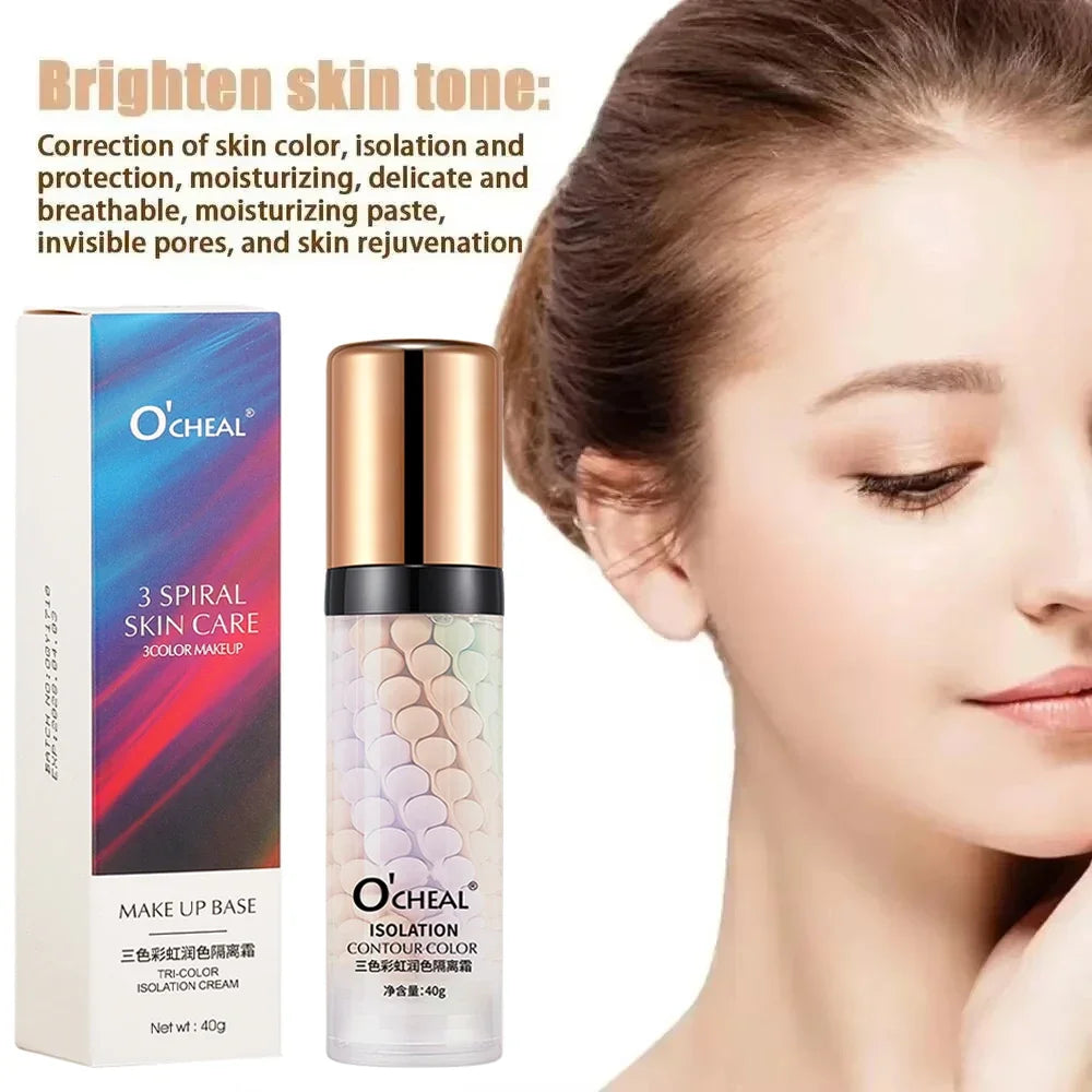 Hydrating Makeup Primer BB Cream – Breathable Non-Sticky Face Foundation, Deep Moisturizing Skin Brightening Base for Smooth Flawless Finish