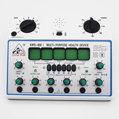 Electric Acupuncture Stimulator Machine — 6-Channel Digital Electro Therapy Massager with Patch Care Kit