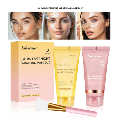 Collagen Jelly Cream – Hydrolyzed Overnight Peel-Off Facial Mask for Hydration & Firming