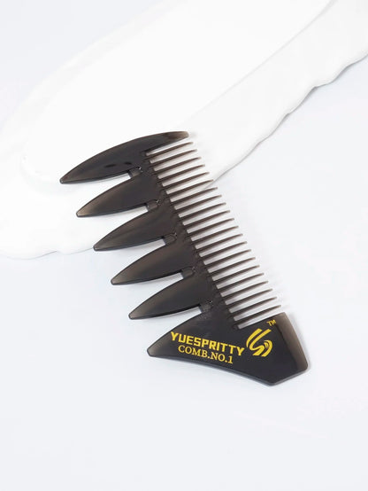 Wide Tooth Comb for Men – Hairdressing, Trimming & Styling Tool for Real Hair Wigs