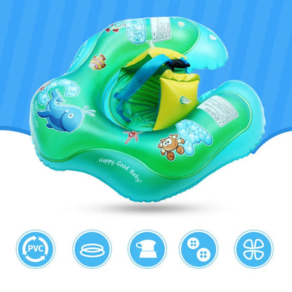 Kids Inflatable Swim Ring - Cartoon Swimming Pool Float for Babies and Children, Pool Parties & Bath Time