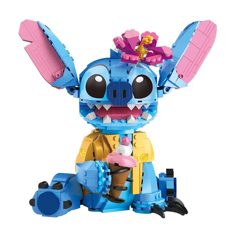 2024 Miniso Disney Stitch Building Blocks - Compatible Bricks for Boys and Girls, Ideal Birthday and Christmas Gift Toys