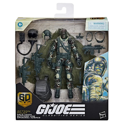 Hasbro G.I. Joe Classified Series HALO Jumper Action Figure – Anniversary Collectible Toy Gift