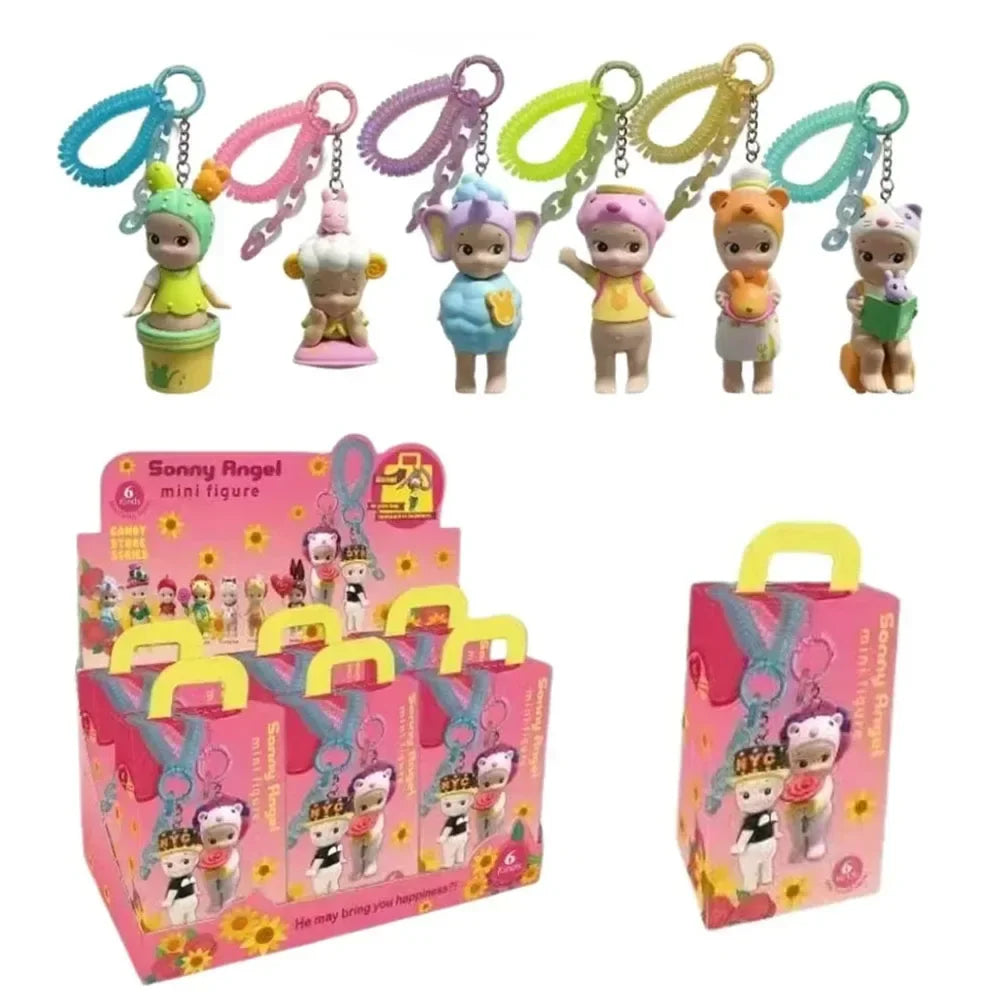 Candy House Keychain Blind Box – Cute Handmade Doll Bag Pendant for Girls