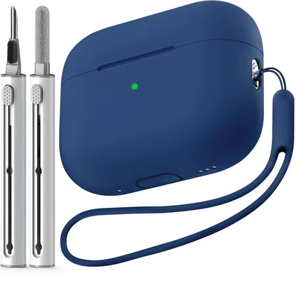 AirPods Pro 2 Silicone Case Cover - Soft Protective Case with Cleaning Kit for Apple AirPods Pro 2nd Generation