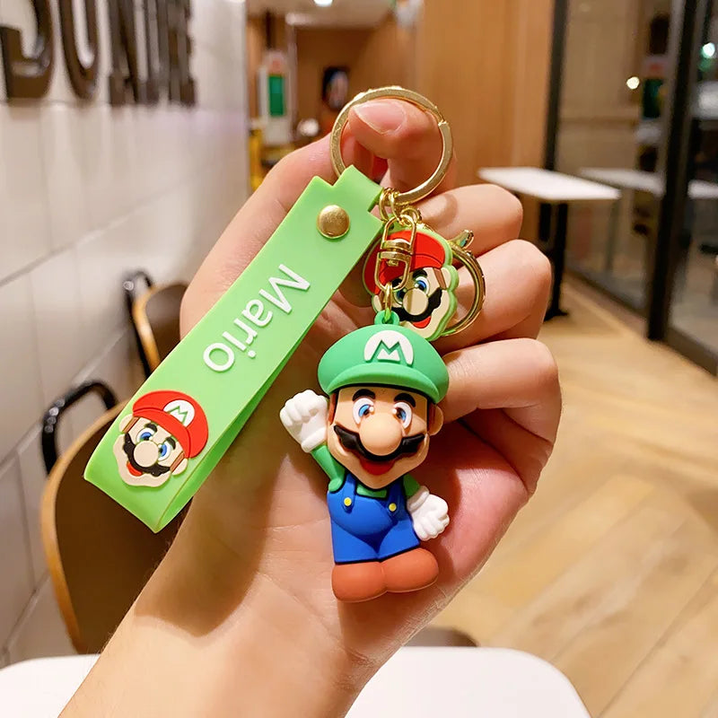 Super Mario Figurine Keychain - Cute Character Backpack Pendant, Doll Charm & Collectible Gift
