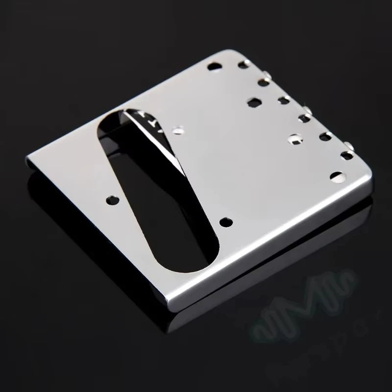 Pro Telecaster TL Bridge Upgrade — 6-Point Brass Saddles with Ashtray Design, CNC Aluminum Base for Vintage Tone Enhancement