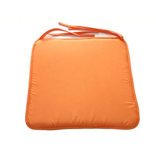 Candy Color Non-Slip Chair Cushion – Soft Seat Pad with Back Support, Fixed Cushion for Home Décor