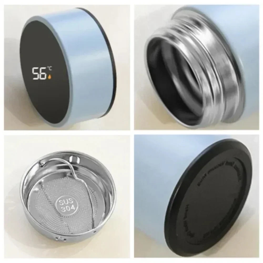 Stainless Steel Vacuum Insulated Tumbler - Thermal Water Bottle for Hot & Cold Drinks