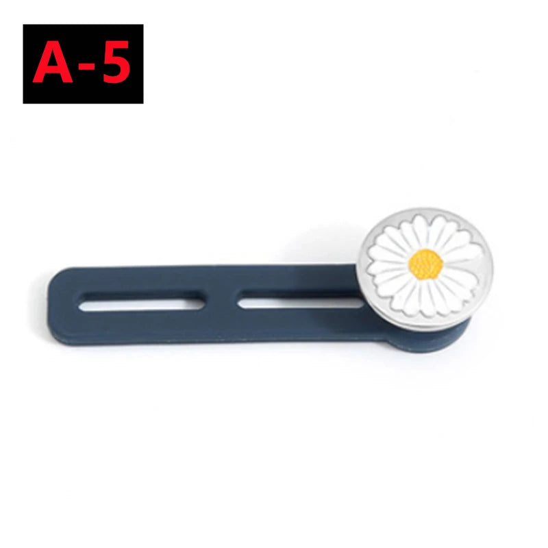 Adjustable Metal Button Extender for Jeans & Pants – Retractable Waistband Expander (1/5/10PCS Sewing Free)