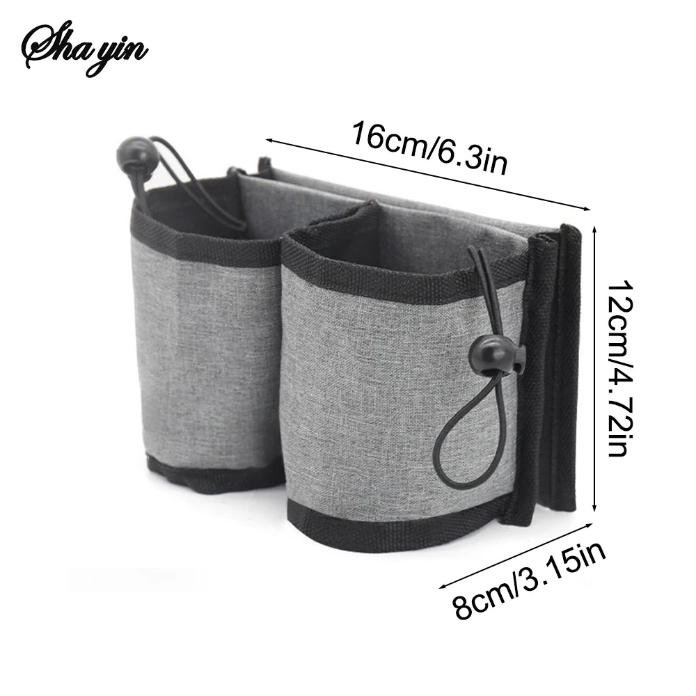 Travel Luggage Cup Holder - Hands-Free Suitcase Drink Carrier for Coffee, Water Bottles & Travel Mugs
