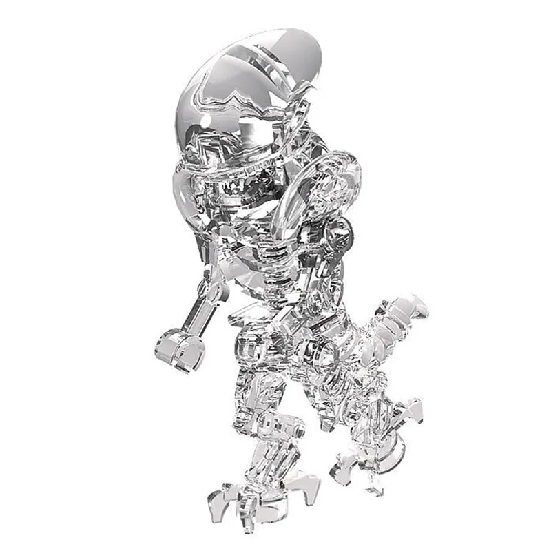 Super Heroes Model Figure Blocks – Invisible Predator vs Alien Jungle Killer Construction Toy for Children