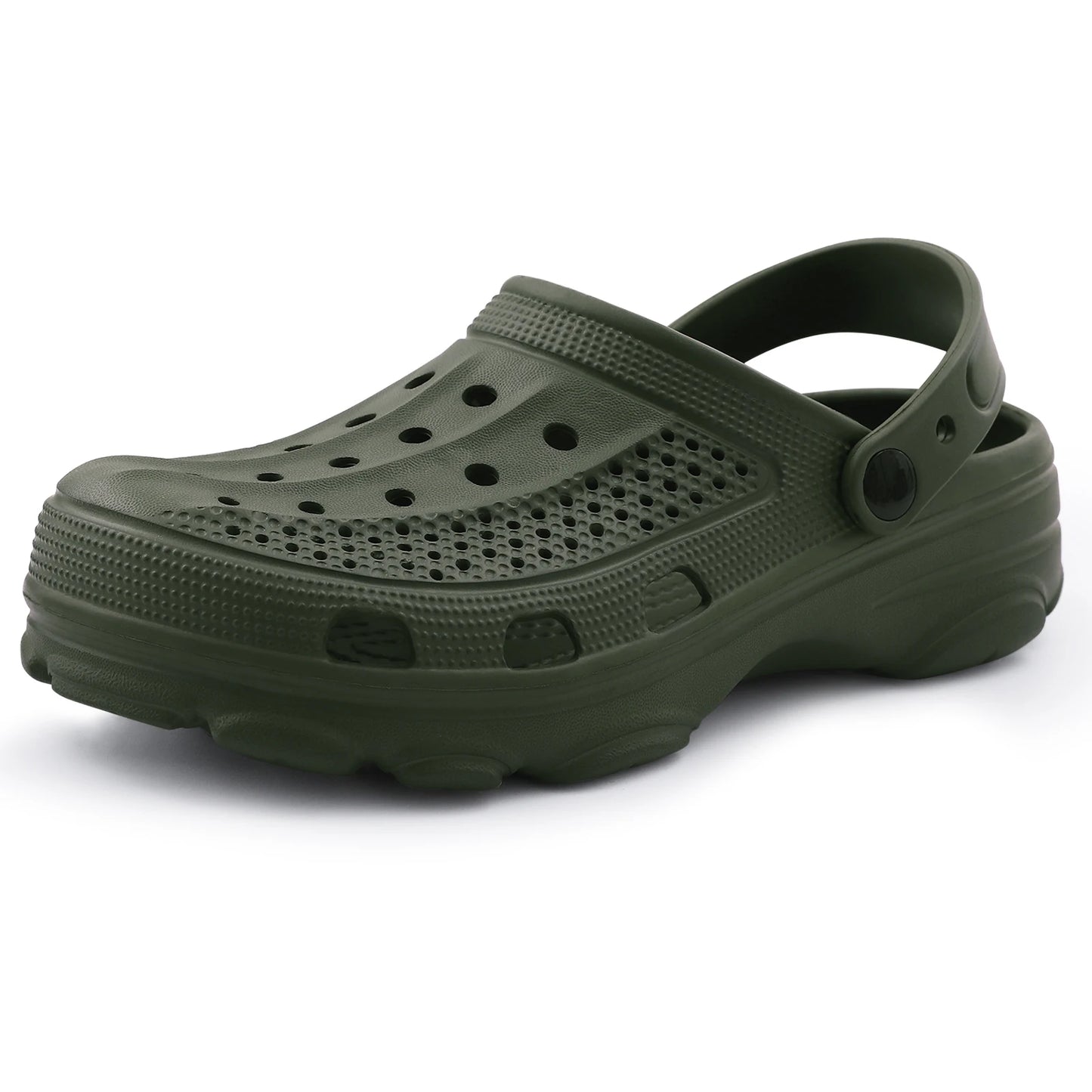 Comwarm Men’s Clogs Slippers – Breathable Non-Slip Garden & Beach Sandals for Indoor Outdoor Casual Wear