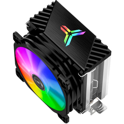 Jonsbo CR1200 CPU Cooler — 2 Heat Pipe Tower with RGB 9cm Fan for Intel LGA115X/775 & AMD AM4