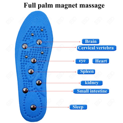 EiD Magnetic Therapy Foot Insoles – Soft Acupressure Sports Cushion for Men & Women