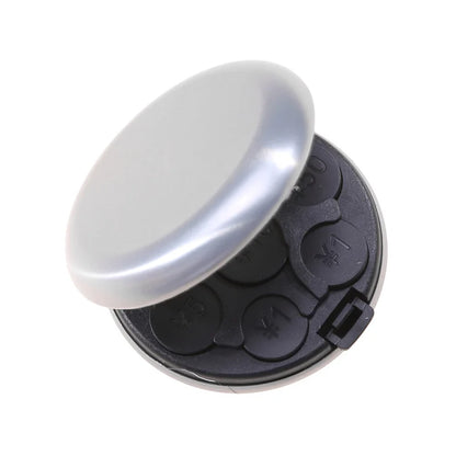 Round Japanese Coin Dispenser – Aluminum Alloy & Plastic Coin Purse Storage Wallet Holder