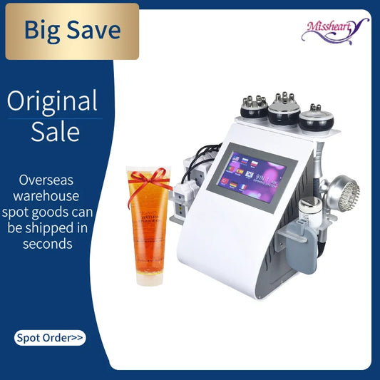 Missheart 9-in-1 40K Ultrasonic Cavitation Massager – Weight Loss, Lifting & Firming Device (US/EU Fast Shipping)