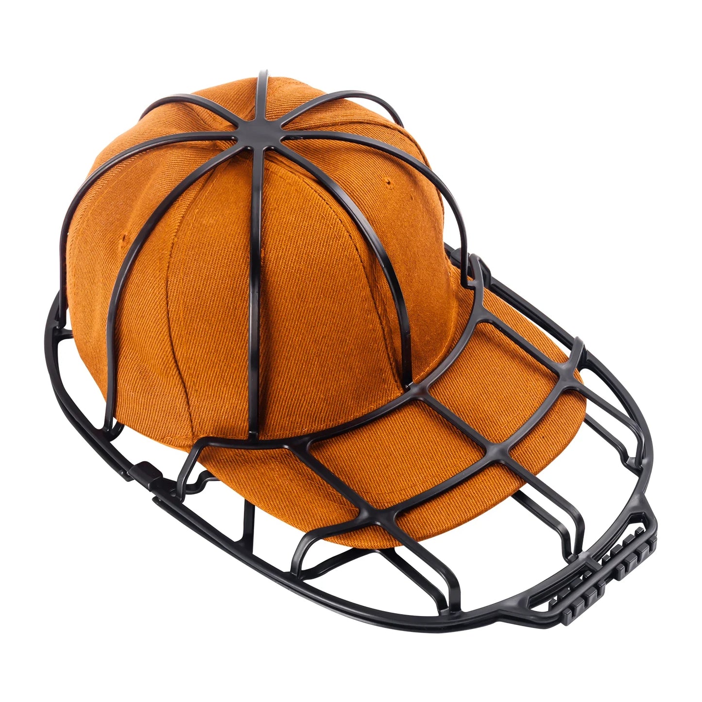 Versatile Dual-Layer Baseball Cap Washer - Ideal for Adult & Kid's Hats, Sturdy Washing Frame Cage, Efficient Hat Cleaner and Shape Protector