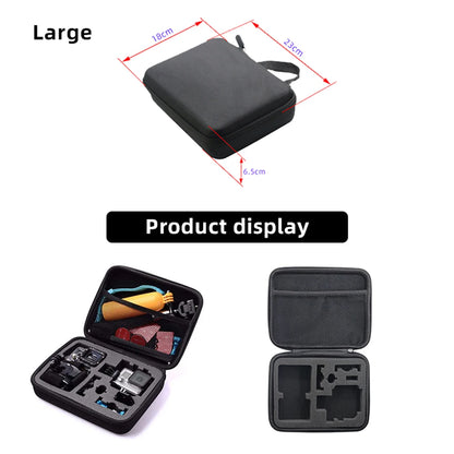 Large Carry Case Storage & Travel Bag for GoPro Hero 13–8, Insta360 X5–X3, DJI Action 5–3, AKASO, SJCAM