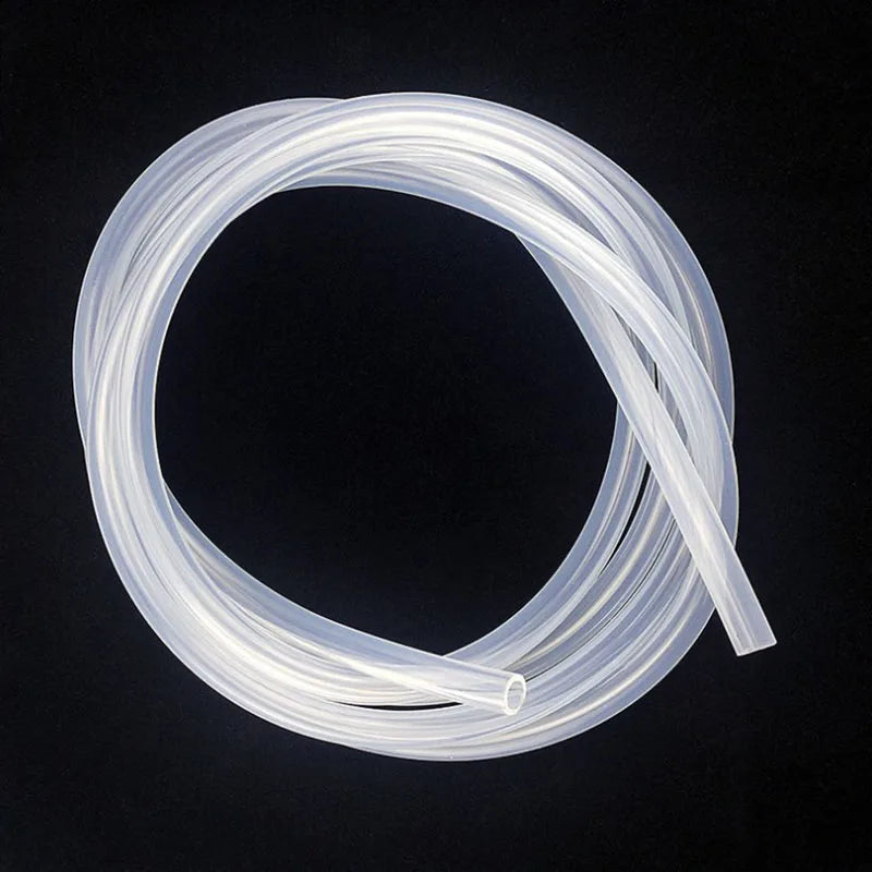 Silicon Aquarium Oxygen Pump Hose - 4x6mm, 1m/3m/5m/10m, Food Grade Tube for Fish Tank & Pond