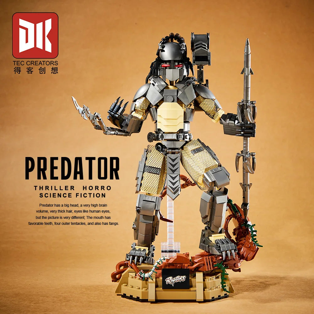 Predator MOC Building Blocks – 978PCS Alien Movie DIY Mini Figure Toy for Kids Birthday Gift