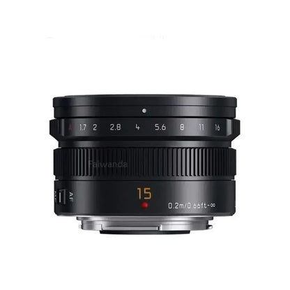 Original DJI 15mm F1.7 M4/3 Mount Lens – Wide-Angle Mirrorless Lens for Panasonic