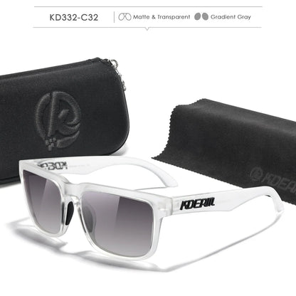 KDEAM Polarized Sunglasses for Men & Women – UV Protection for Fishing, Driving & Hiking with Zipper Case