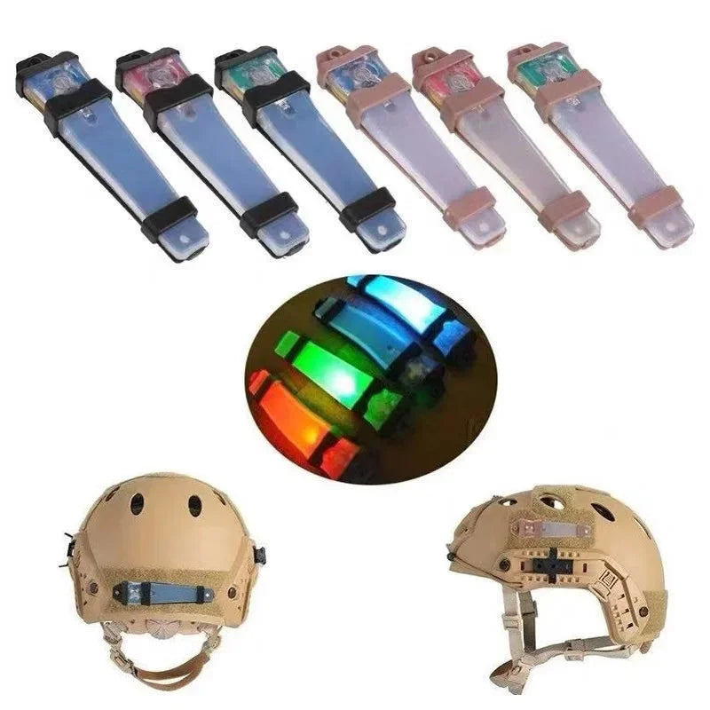 Tactical FMA Helmet Safety Flashing Light – Waterproof Survival Signal Lamp for Hunting, Hiking & Cycling