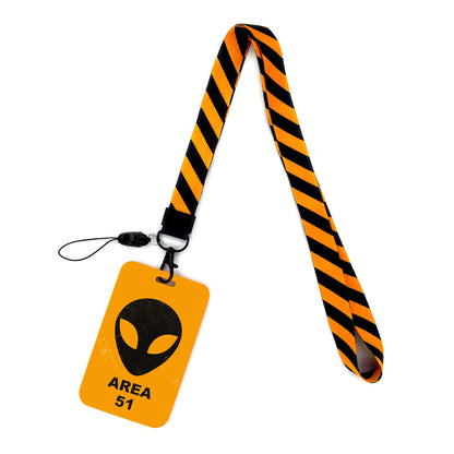 Vintage Tape ID Card Holder with Hanging Rope – Mobile Phone & Chest Card Lanyard