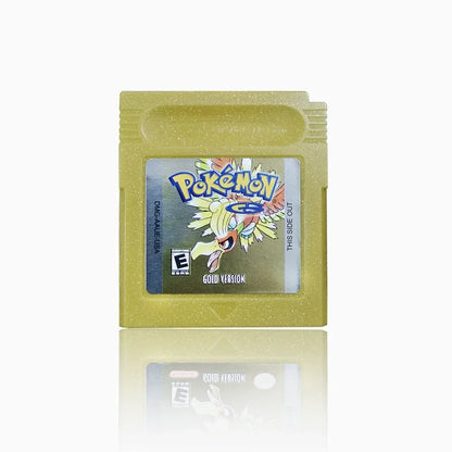 Pokemon 16-Bit Game Cartridge for GBC – Blue, Crystal, Gold, Green, Red, Silver, Yellow Series, USA Version