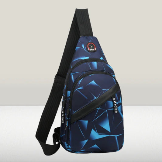 Men's Multifunctional Chest Bag - Simple and Versatile Design