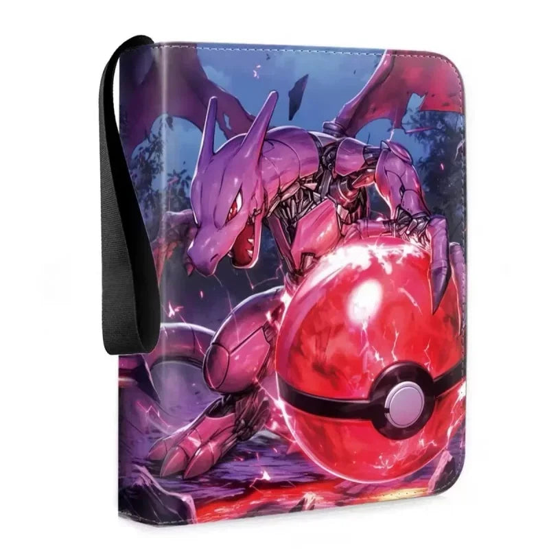 2025 Pokémon Card Album – 400pcs & 900pcs PU Zipper Collection Book for Cards, Photo Storage, Kids’ Toys & Gifts
